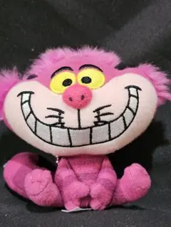 不思議の国のアリス　チェシャ猫　マスコットキーホルダー　ぬいぐるみバッチ　ぬいば