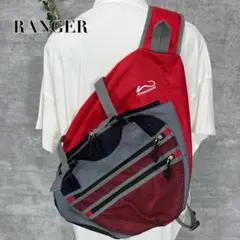 美品 90s【RANGER】y2k ワンショルダーバッグ ギミック テック系