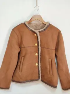 ブラウン ムートンコート