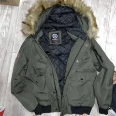 ALCOTT フード付きダウンジャケット XLARGE