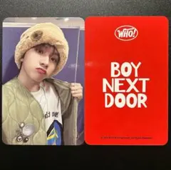 BOYNEXTDOOR 特典 トレカ SHOPEE who ウナク