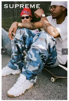 supreme GunsEmbroidered Loose Fit Jean32 - メルカリ