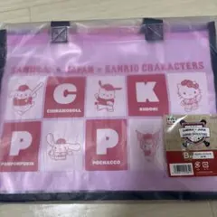 侍ジャパン×サンリオキャラクターズ　タイトーくじ B賞クリアトートバッグ