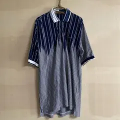 日本製　KENZO デザインストライプポロシャツのサムネイル