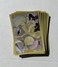 ポケモン　ルザミーネ　リーリエ　グラジオ　デッキシールド　40枚