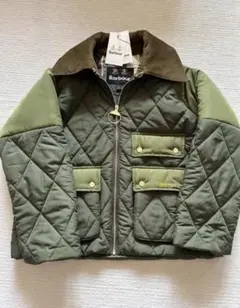 Barbour キルティングジャケット オリーブグリーンM
