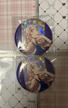 名探偵コナン展 ランダム缶バッジコレクション ベルモット 2点セット