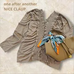 ナイスクラップ ワンアフターアナザー カットソー 長袖 モカベージュ