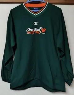 Champion　oneBall 緑色 ウォームアップウェア sサイズ