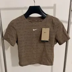 ナイキ　ドライフィット クロップド ジャカード 半袖 Tシャツ レディース　L