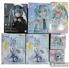 初音ミク　プライズフィギュアまとめ売り プロセカ　雪ミク ファンシー　７点