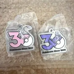ポケモン 30周年 メタルチャーム ミュウ ミュウツー