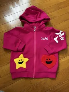 x-girl パーカー 120cm ピンク
