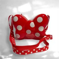 ディズニー ミニー 水玉 ポップコーン バケット バケツ 赤 リボン