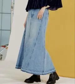 デニムロングスカートのサムネイル