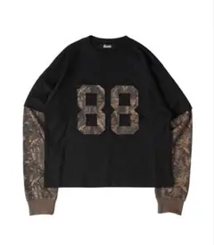 カモフラージュ柄 88 プリント トレーナー