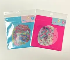 サンリオ いちご新聞50周年 ケース付 ホログラムステッカー 2種
