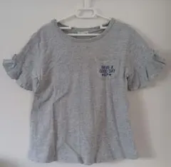 KP 半袖 Tシャツ グレー リボン フリルのサムネイル