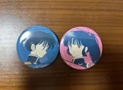 【犬夜叉】珊瑚　缶バッジ　おまけで琥珀の缶バッジ