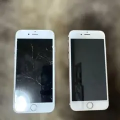iPhone 6 シルバー ローズゴールド 2台セット