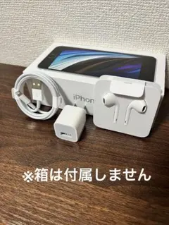 iPhone アクセサリ3点(イヤホン、ライトニングケーブル、電源アダプタ)