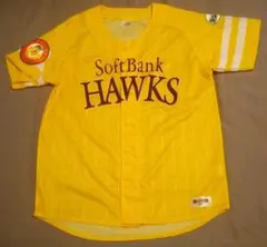 福岡ソフトバンクホークス★応援ユニホームシャツ★黄色★Ｌ★鷹の祭典2015年