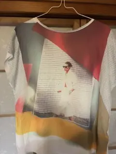 ZARA W/B collection フォトプリント 半袖Tシャツのサムネイル