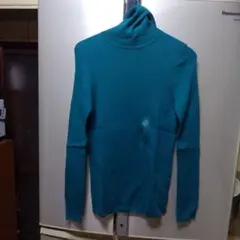 UNIQLO エクストラファインメリノリブタートルネックセーター 　L
