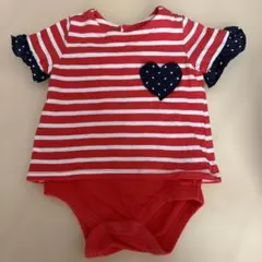 baby GAP ストライプロンパース 3-6ヶ月