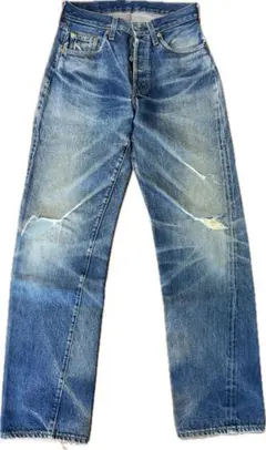 【極上色落ち】90s Levi's501 555刻印 ビッグE 赤耳