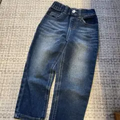 ダークブルー ストレートレッグ デニム