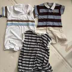ロンパース 3点セット 70サイズ petitmain BREEZE