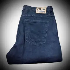 RRL vintage FIT JEAN 革パッチ 5ポケットコットンパンツ - メルカリ