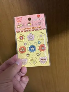 平成　レトロ　おはじきシール　にゃんこ　サンエックスのサムネイル