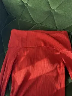 our wacoalオレンジリブ編み 長袖トップスのサムネイル