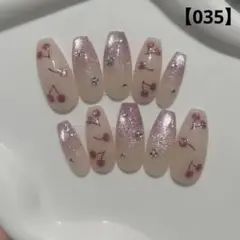 【035】チェリー　さくらんぼ　マグネット　グラデーション　ちゅるん　ガーリー
