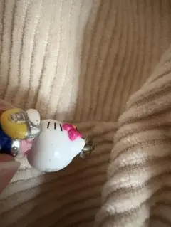 ハローキティ チョコソフト　アイスクリーム キーホルダー　根付け