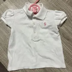 ラルフローレン ポロシャツ 80 女の子 白 半袖 Tシャツ 春 夏