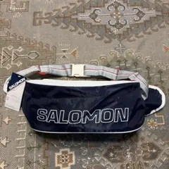 SALOMON】80s 90s ウエストポーチ y2k 黒 ピンク 希少 - メルカリ