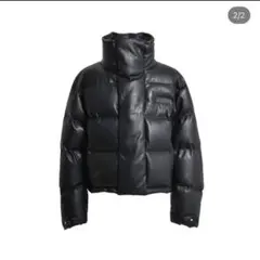 レザーダウンジャケット ダウンジャケット