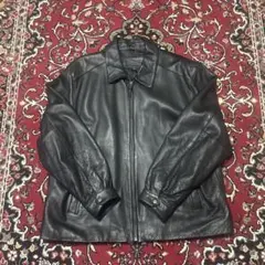 90s 00s ST.JOHNS BAY レザージャケット ブルゾン　XXL