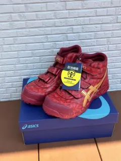 アシックス安全靴 限定 RED HOT レッドホット asics 限定カラー - メルカリ