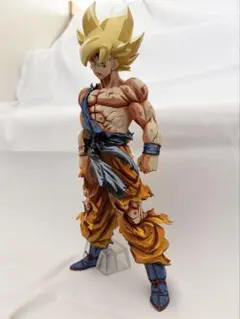 【二次元彩色】一番くじドラゴンボールC賞超サイヤ人孫悟空フィギュア【リペイント】