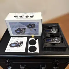 Q58-MAX バイク用ワイヤレスヘルメットヘッドセット 2台セット - メルカリ