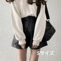 GRL レザーショートパンツ 【tu98】