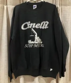 ラッセルアスレティック 90s 80s スウェット USA 黒 ガゼット 前v