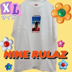 【新品未使用】NINE RULAZ Gratitude Tシャツ ホワイト XLのサムネイル