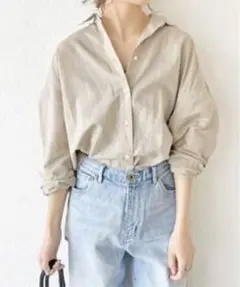 【週末限定SALE】Spick&Span HEMPローンルーズシャツのサムネイル