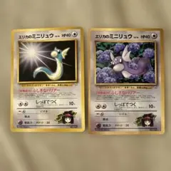 エリカのミニリュウ２枚セット　旧裏のサムネイル