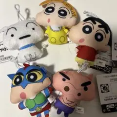 クレヨンしんちゃん ぬいぐるみちゃーむ 　5種セット